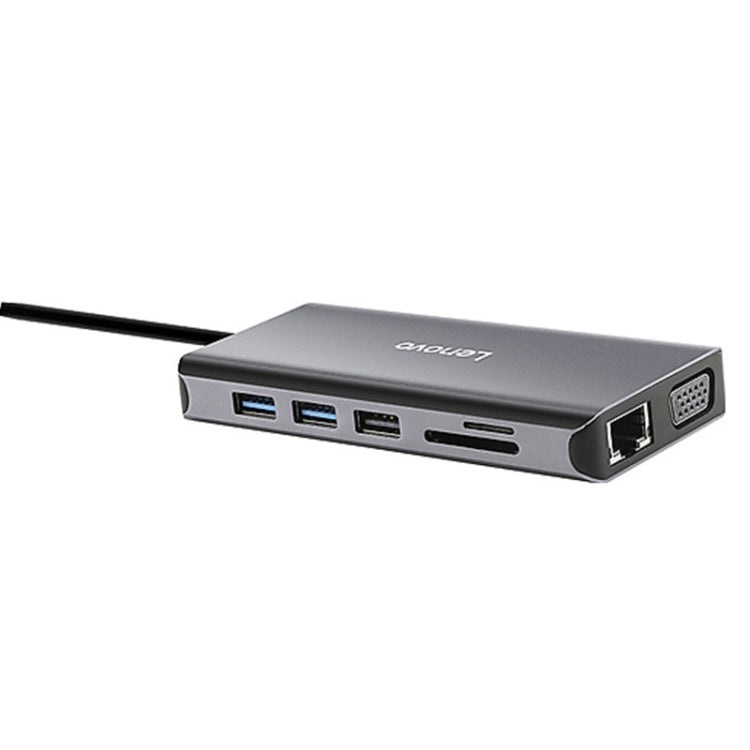 Lenovo LX0801 Type-C / USB-C Network Cable Interface Converter Docking Station, LX0801 – Aluminum Alloy