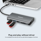 Lenovo LX0801 Type-C / USB-C Network Cable Interface Converter Docking Station, LX0801 – Aluminum Alloy
