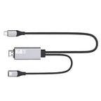 9572PD USB-C / Type-C Male to HDMI Male 4K HD Video Adapter Cable, Cable Length: 1.8m – Aluminum Alloy