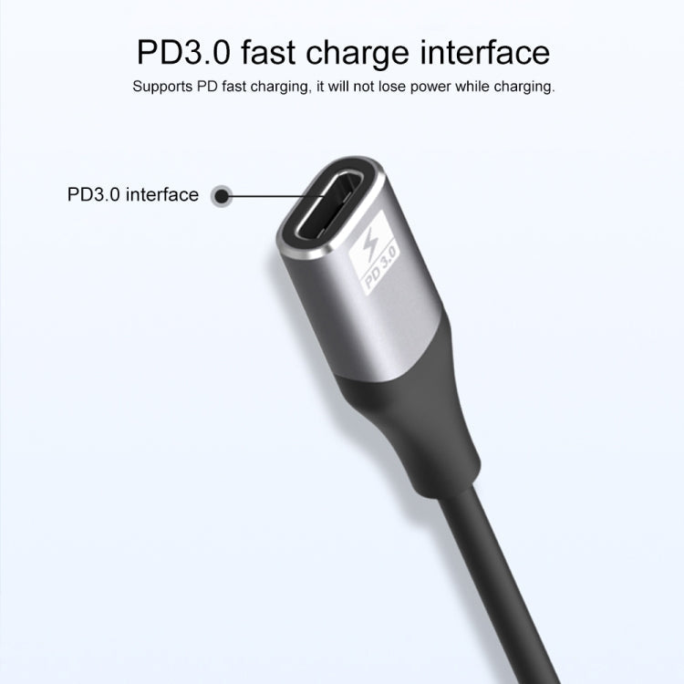 9572PD USB-C / Type-C Male to HDMI Male 4K HD Video Adapter Cable, Cable Length: 1.8m – Aluminum Alloy