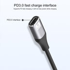 9572PD USB-C / Type-C Male to HDMI Male 4K HD Video Adapter Cable, Cable Length: 1.8m – Aluminum Alloy
