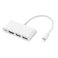 75216 4 in 1 8 Pin to HDMI + 8 Pin Charging + 2 USB Ports HD Video Converter, 75216 75216