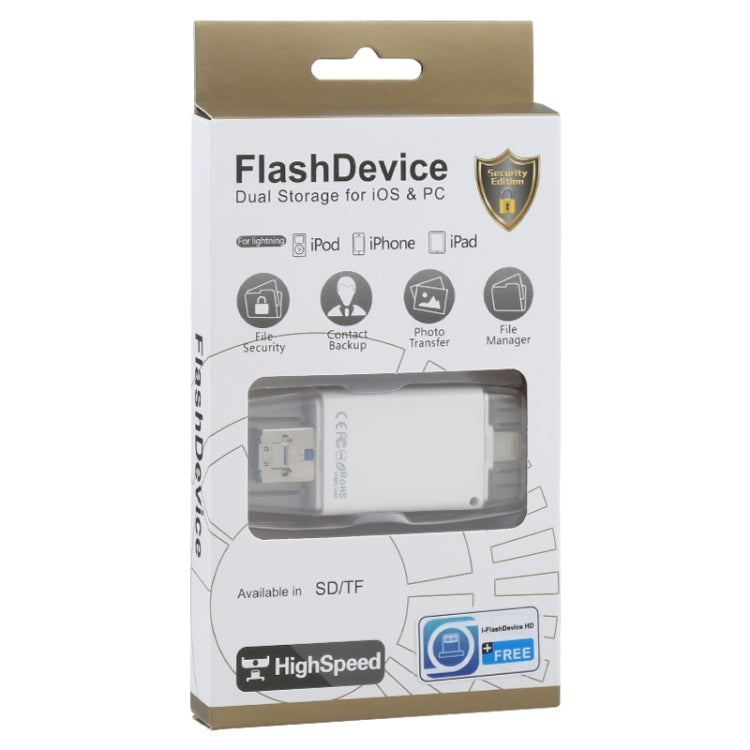 NK-208 Card Reader – 3 in 1 i-Flash TF Card / SD Card Reader For 8 Pin + USB 2.0 + Micro USB...