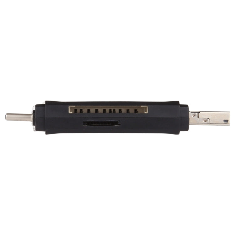 USB-C / Type-C + SD + TF + Micro USB to USB 2.0 Card Reader, USB2.0 – Durable Build, Easy to Use