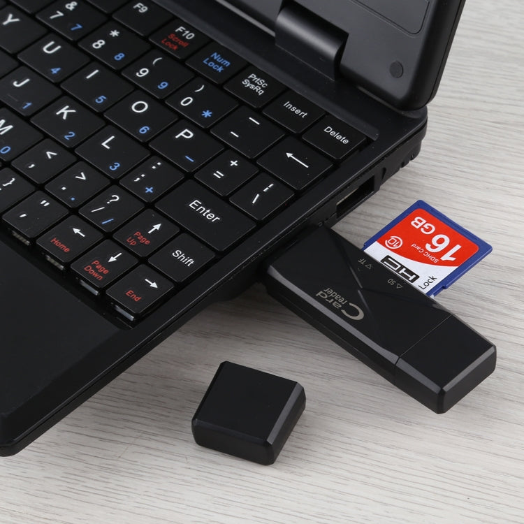 USB-C / Type-C + SD + TF + Micro USB to USB 2.0 Card Reader, USB2.0 – Durable Build, Easy to Use
