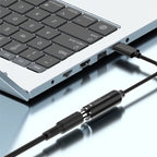 USB-C / Type-C Male to Square Plug Female Nylon Braided Adapter Cable for Lenovo, Square Port – Wear-resistant, TPU