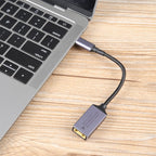 USB-C / Type-C Male to Square Plug Female Nylon Braided Adapter Cable for Lenovo, Square Port – Wear-resistant, TPU