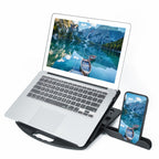 General-purpose Increased Heat Dissipation For Laptops Holder, Style: with Mobile Phone Holder with Rotation, Style: with Mobile Phone Holder with Rotation – Durable Build, Easy to Use