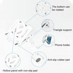 General-purpose Increased Heat Dissipation For Laptops Holder, Style: with Mobile Phone Holder with Rotation, Style: with Mobile Phone Holder with Rotation – Durable Build, Easy to Use