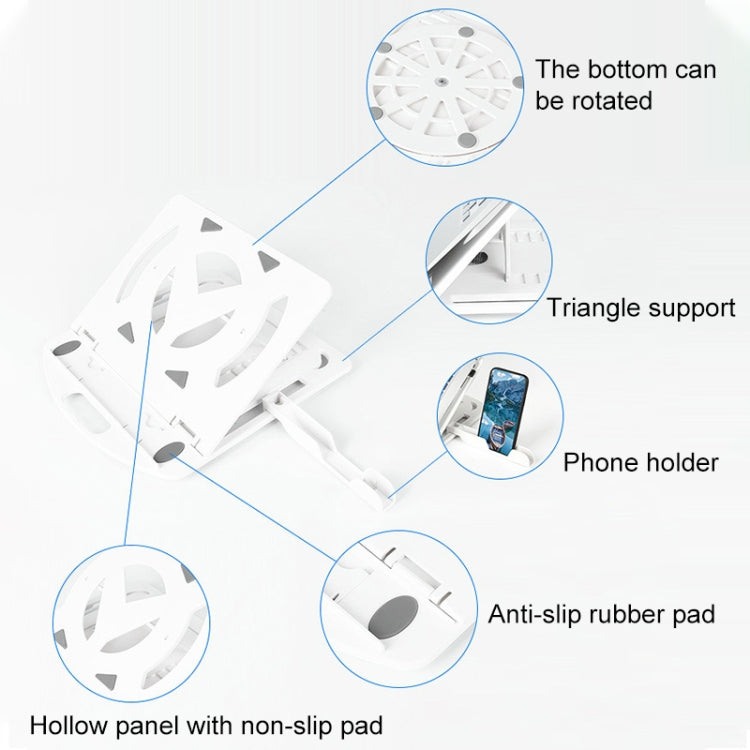 General-purpose Increased Heat Dissipation For Laptops Holder, Style: with Mobile Phone Holder with Rotation, Style: with Mobile Phone Holder with Rotation – Durable Build, Easy to Use