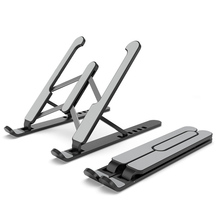 Laptop Stand Desktop Raise Bracket Cooling Base Lifting Holder Foldable, Pro-8 – Durable Build, Easy to Use Pro-8 Black
