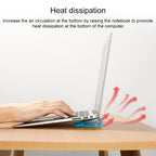 2 PCS Simple Notebook Computer Bracket Adjustable Height Increase Heat Dissipation Base Pad Holder – Durable Build, Easy to Use
