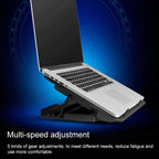 ICE COOREL Notebook Computer Base Speed Control Silent Six-fan Cooling Holder Cooling Rack, Style: Flagship, Style: Flagship – Durable Build, Easy to Use