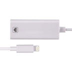 NK-107 Adapter – A1 Micro Ethernet Network Card Adapter 8 Pin Charging Female Ports to 8...