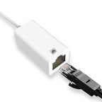 NK-107 Adapter – A1 Micro Ethernet Network Card Adapter 8 Pin Charging Female Ports to 8...