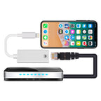 NK-107 Adapter – A1 Micro Ethernet Network Card Adapter 8 Pin Charging Female Ports to 8...
