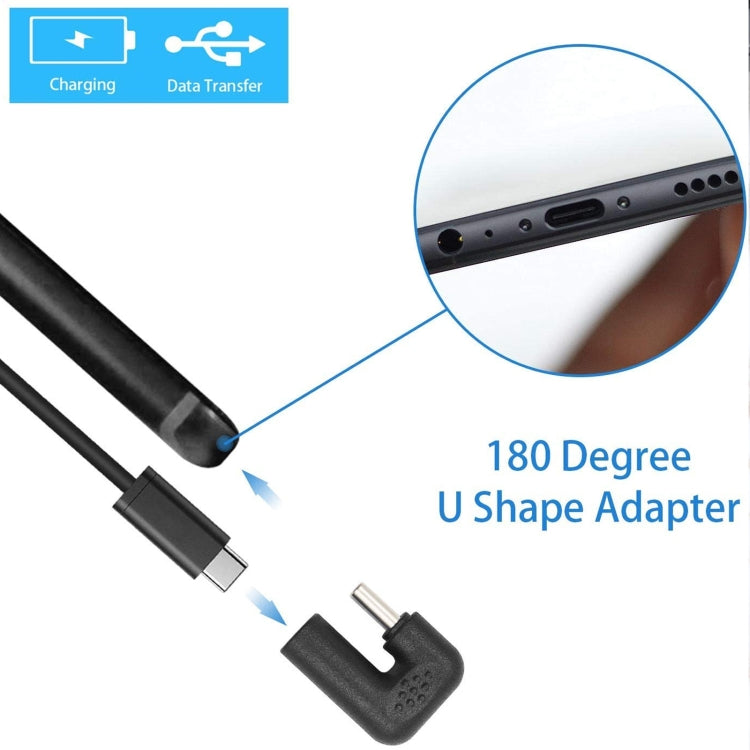 U-shaped USB-C / Type-C Male to Female Adapter, Type-C to Type-C – Durable Build, Easy to Use
