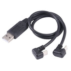 U-shaped USB-C / Type-C Male + Micro USB Male to USB Cable, Type-C + Micro USB to USB – Data Transmission