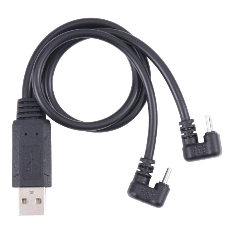 U-shaped USB-C / Type-C Male + Micro USB Male to USB Cable, Type-C + Micro USB to USB – Data Transmission