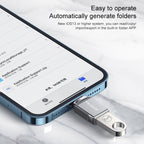MCDODO USB Flash Drive – USB 3.0 Female to 8 Pin Male OTG Converter USB Flash Disk, 8 Pin