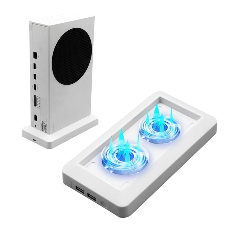 Host Cooling Fan Base with 2 USB Ports for XBOX Series S, For XBOX Series S For XBOX Series S