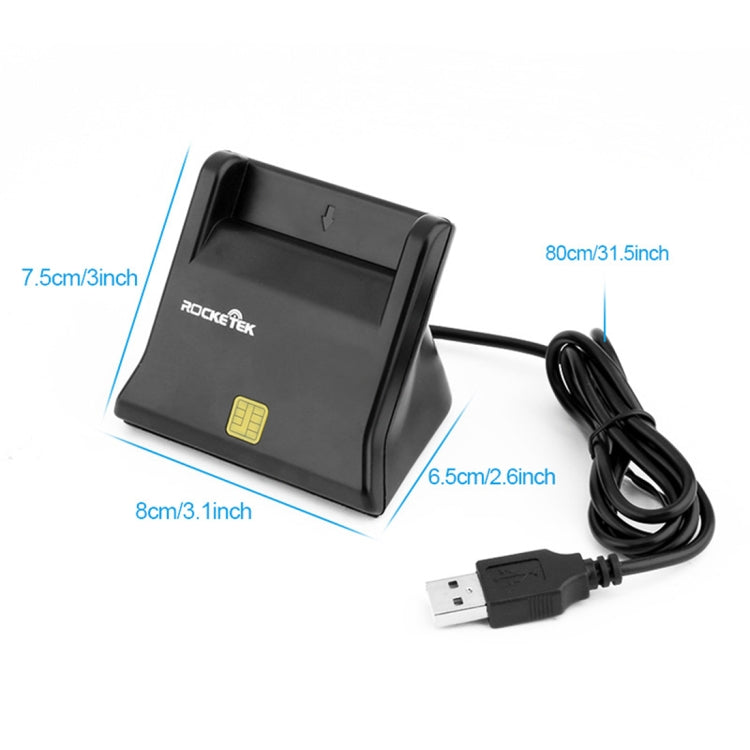 ROCKETEK SCR2 CAC ID SIM Chip Smart Card Reader, SCR2 – Durable Build, Easy to Use