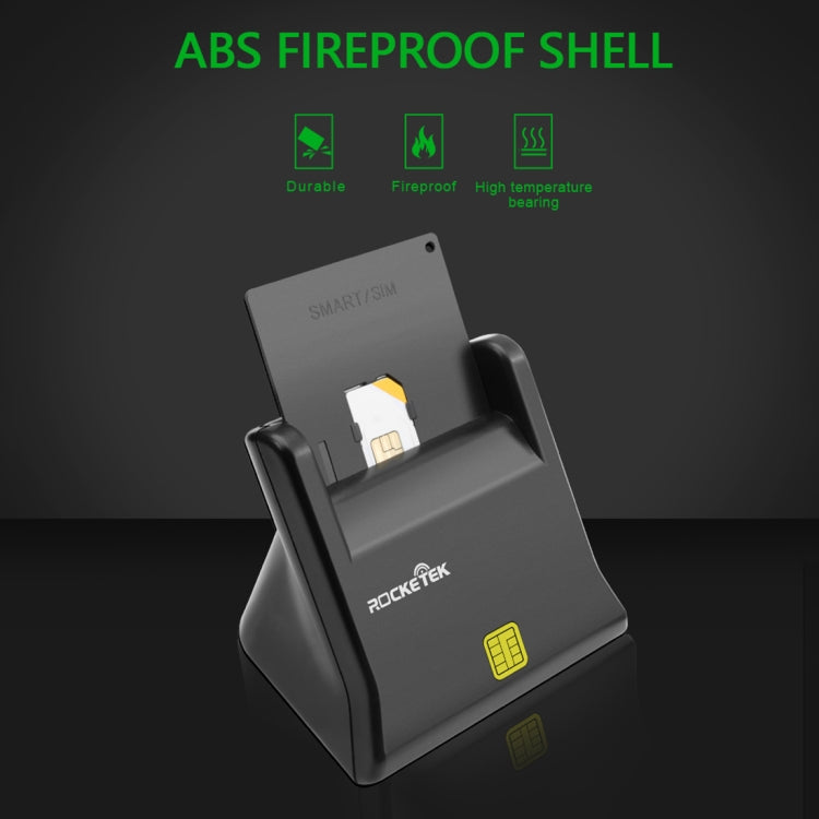ROCKETEK SCR2 CAC ID SIM Chip Smart Card Reader, SCR2 – Durable Build, Easy to Use