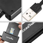 ROCKETEK SCR3 CAC ID SIM Chip Smart Card Reader, SCR3 – Durable Build, Easy to Use
