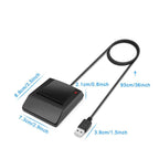 ROCKETEK RT-SCR4 CAC IC SIM Chip Smart Card Reader, RT-SCR4 – Durable Build, Easy to Use