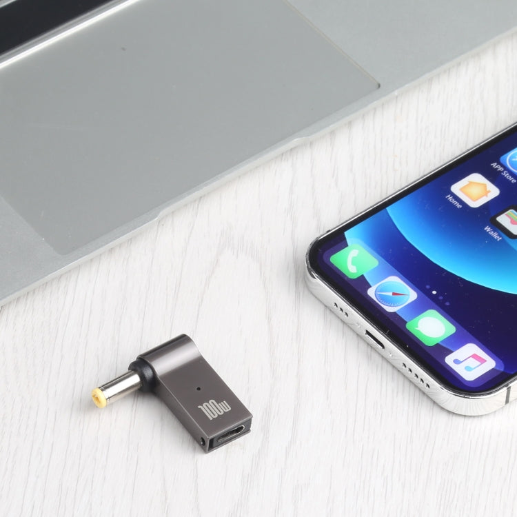 100W USB-C / Type-C Female to DC 5.5 x 2.5mm Male Computer Charging Adapter for Lenovo, Type-C Female to DC 5.5x2.5mm Male – Durable Build, Easy to Use