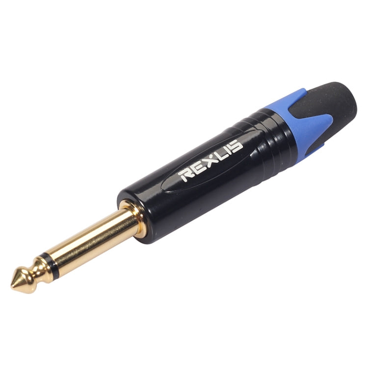 10 PCS TC202 6.35mm Gold-plated Mono Sound Welding Audio Adapter Plug