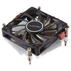 CoolerAge 1155-1U DC 12V 2000PRM 30.5cfm Copper Core Heatsink Hydraulic Bearing Cooling Fan CPU Cooling Fan for Intel 1150 1156 1151, 1155-1U Copper Core – Durable Build, Easy to Use