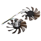 DC 12V 4 Pin VGA Graphics Card Cooling Fan for Zotac Geforce GTX 1080 Ti GTX 1080Ti AMP Edition, Diameter: 95mm, Pairs, Diameter: 95mm – Durable Build, Easy to Use