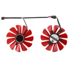 FDC10U12S9-C 0.45amp 4 Pin Graphics Video Card Cooling Fans for XFX RX 560D RX 570 RX 580 RX Vega, Diameter: 85mm, Pairs, FDC10U12S9-C – Durable Build, Easy to Use