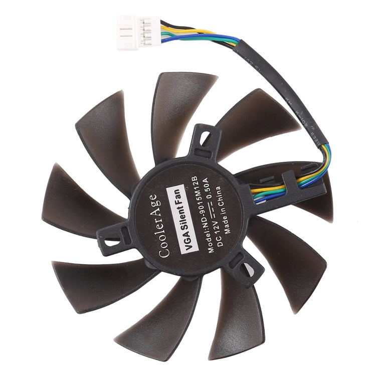 T129215SU 4 Pin Two Ball-Bearing Replace Cooling Fan for MSI Gigabyte GTX 1060 RX 480 460 570 580 R9 290X RX 550 Card Cooler Fan, Diameter: 85mm, 4 Pin Male – Durable Build, Easy to Use 4 Pin Male