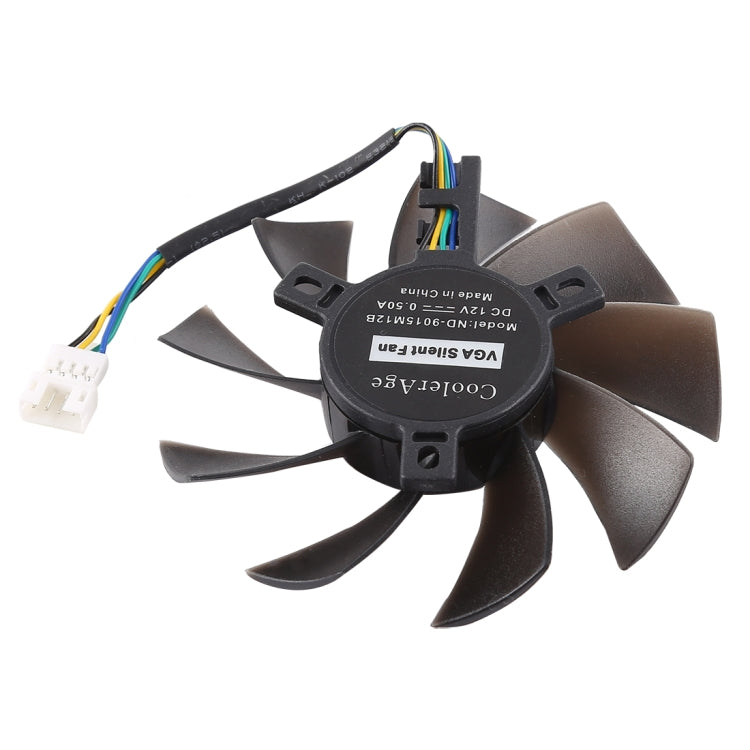 T129215SU 4 Pin Two Ball-Bearing Replace Cooling Fan for MSI Gigabyte GTX 1060 RX 480 460 570 580 R9 290X RX 550 Card Cooler Fan, Diameter: 85mm, 4 Pin Male – Durable Build, Easy to Use