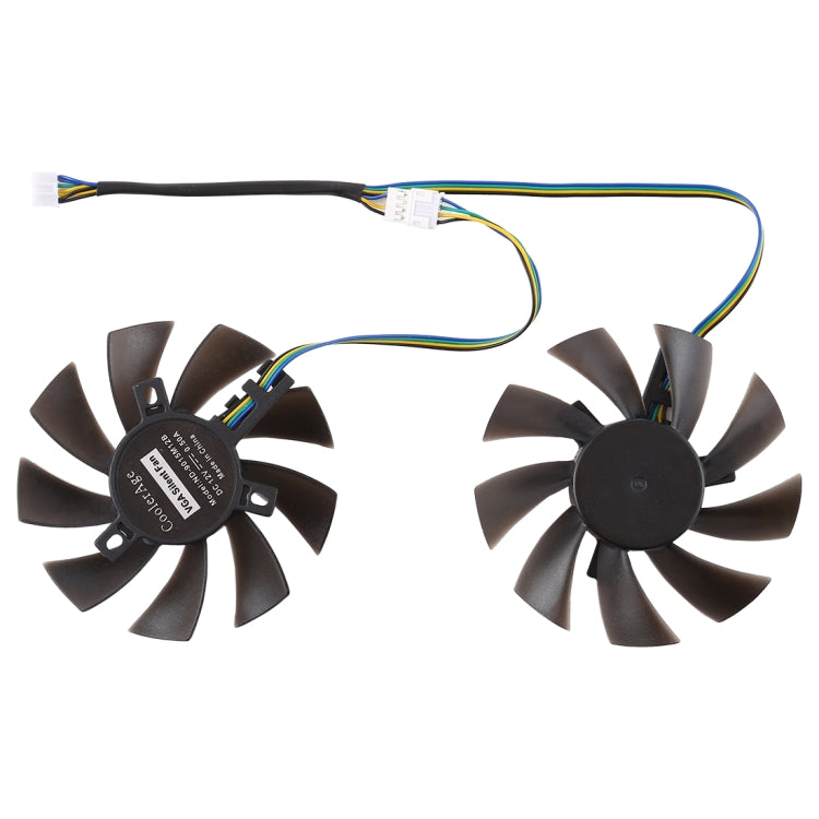 GFY09010E12SPA 4 Pin Graphics Card Cooling Fan for Zotac GTX 1070 Mini GTX 1060 6GB GTX1060, Diameter: 85mm, Pairs, GFY09010E12SPA – Durable Build, Easy to Use GFY09010E12SPA