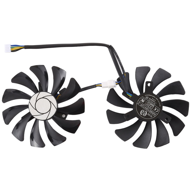 HA9010H12F-Z 4 Pin Graphics Card Cooling Fan for MSI GeForce GTX 1050 Hurricane GTX 1060 Hurricane 6G GDDR, Diameter: 85mm, Pairs, HA9010H12F-Z – Durable Build, Easy to Use HA9010H12F-Z