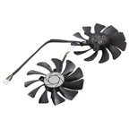 HA9010H12F-Z 4 Pin Graphics Card Cooling Fan for MSI GeForce GTX 1050 Hurricane GTX 1060 Hurricane 6G GDDR, Diameter: 85mm, Pairs, HA9010H12F-Z – Durable Build, Easy to Use