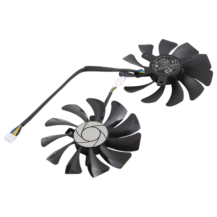 HA9010H12F-Z 4 Pin Graphics Card Cooling Fan for MSI GeForce GTX 1050 Hurricane GTX 1060 Hurricane 6G GDDR, Diameter: 85mm, Pairs, HA9010H12F-Z – Durable Build, Easy to Use