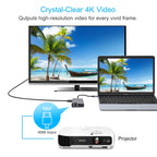 8 in 1 Type-C to HDMI + USB 3.0 + USB 3.0 + Type-C + LAN + VGA + TF/SD Card Reader Adapter – 4K