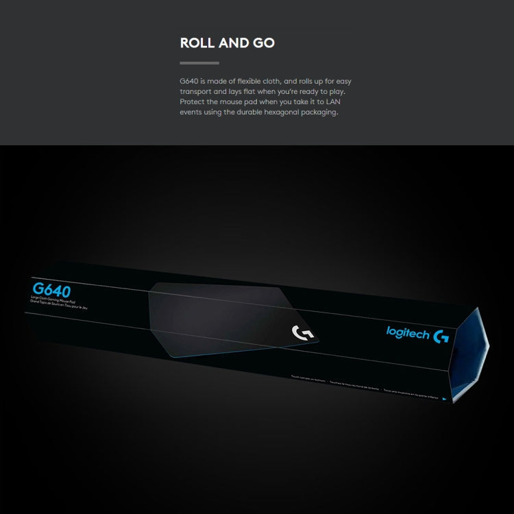 Logitech G640 Cloth Soft E-sport Gaming Mouse Pad, Size: 46 x 40cm, G640 Cloth Soft – Durable Build, Easy to Use
