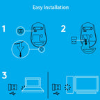 Logitech M330 Wireless Optical Mute Mouse with Micro USB Receiver – Durable Build, Easy to Use