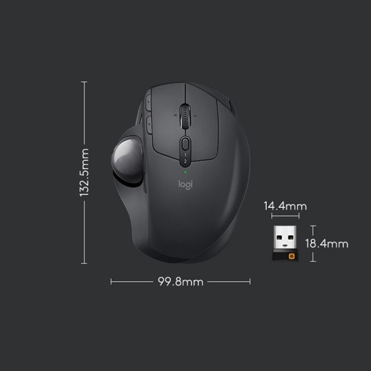 Logitech MX ERGO S 440DPI Bluetooth + Unifying Dual-mode Wireless Trackball Optical Mouse, MX ERGO S – Bluetooth