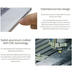 BASEQI Hidden Aluminum Alloy High Speed SD Card Case for Dell XPS 13.3 inch Laptop – Aluminum Alloy, For Dell XPS 13.3 inch