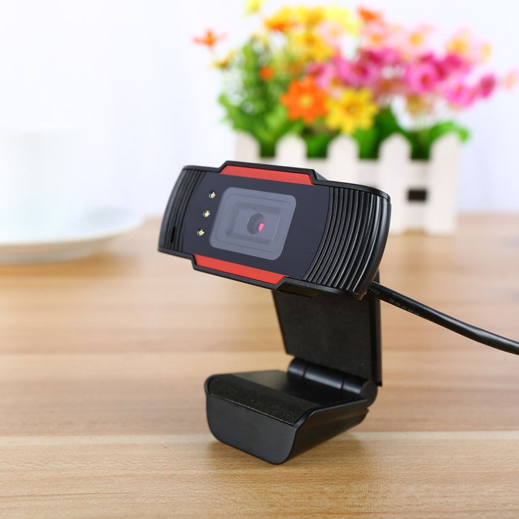 A870C3 480P Webcam USB Plug Computer Web Camera with Sound Absorption Microphone & 3 LEDs, Cable Length: 1.4m, A870C3 (Orange) – Durable Build, Easy to Use