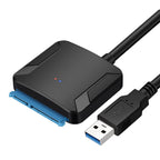 Professional SATA to USB 3.0 Cable Adapter 2.5 / 3.5 inch SSD Hard Drive Expanding Connector, 2.5 / 3.5 inch – Durable Build, Easy to Use 2.5 3.5 inch