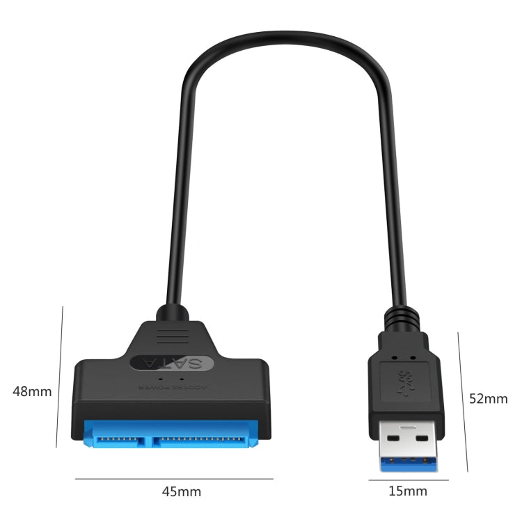 Professional SATA to USB 3.0 Cable Adapter 2.5 inch SSD Hard Drive Expanding Connector, 2.5 inch – Durable Build, Easy to Use