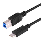 USB-C 3.1 / Type-C Male to USB BM Data Cable, Length: 1m, ZSSG-9B20BG – Aluminum Alloy