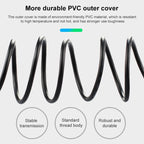USB-C 3.1 / Type-C Male to USB BM Data Cable, Length: 1m, ZSSG-9B20BG – Aluminum Alloy